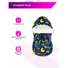 Конверт "Bambino" принт "Dino" Флис Зима